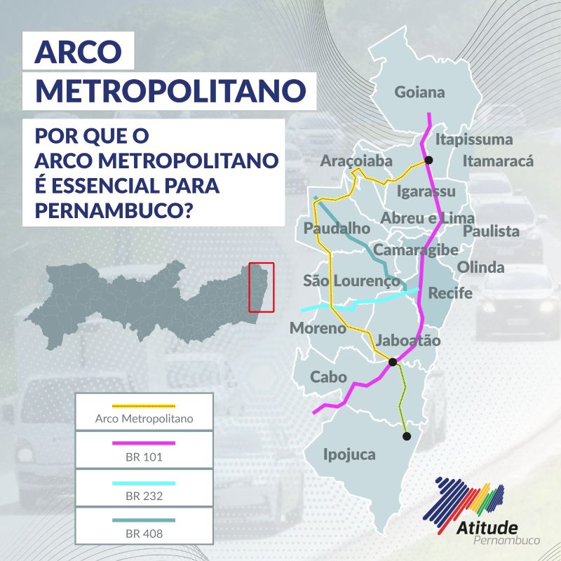 Por que o Arco Metropolitano é essencial para Pernambuco?