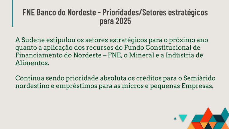 Incentivos Fiscais e Financiamentos Indústria Sertão Pernambucano