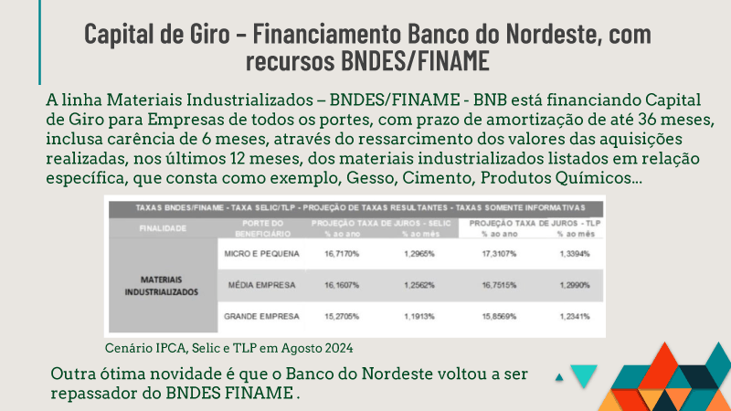 Incentivos Fiscais e Financiamentos Indústria Sertão Pernambucano